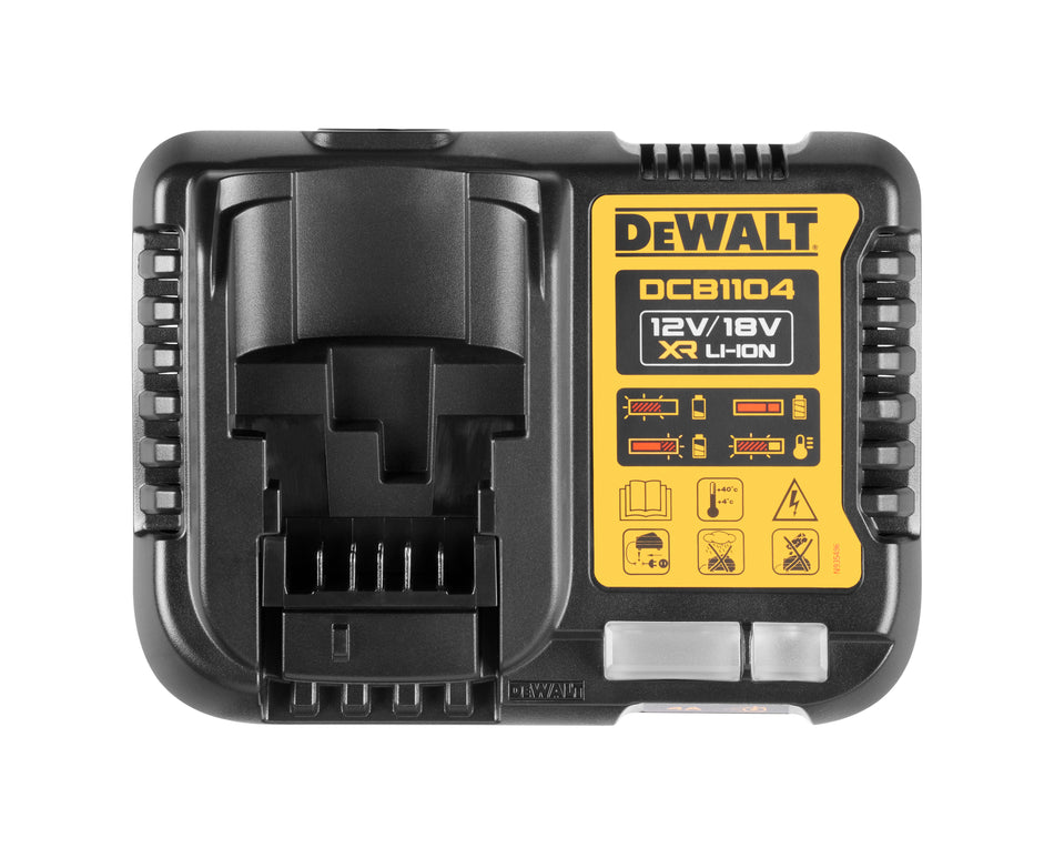 DEWALT System-Schnellladegeraet (10,8-18 Volt) DCB1104-QW