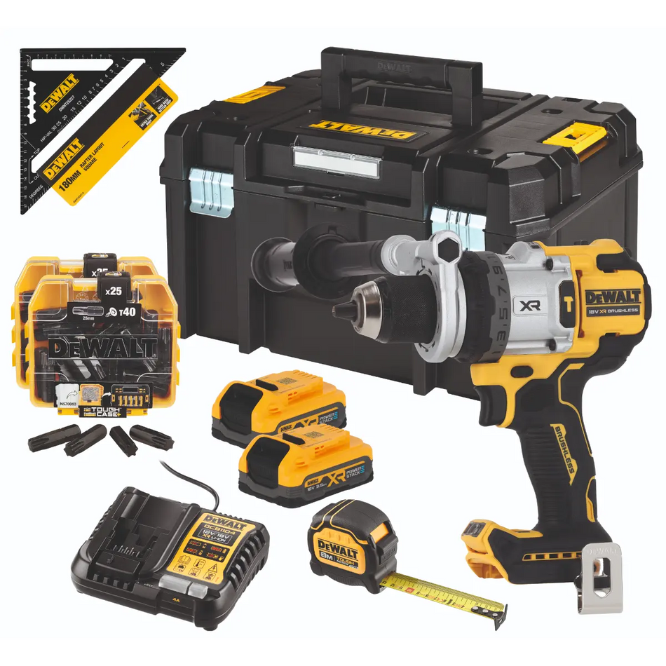 DEWALT 18 V / 5Ah Akku-Schlagbohrschrauber DCD1007H2AT-QW