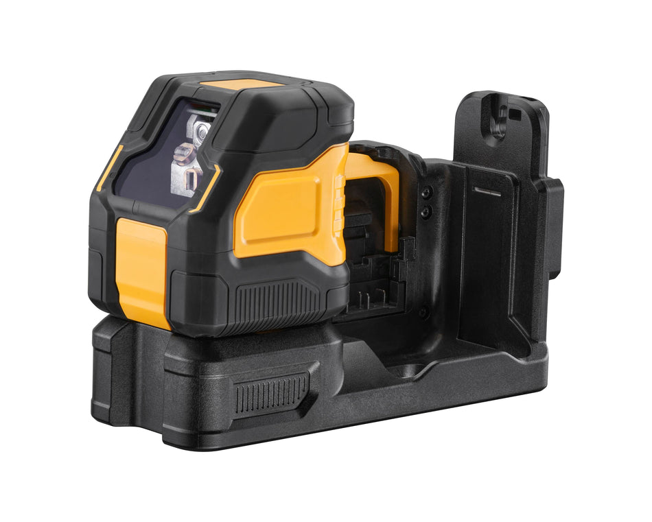 DEWALT Kreuzlinien-Laser Grün 18V, horizontal/vertikal, Magnethalterung, Pendelsperre