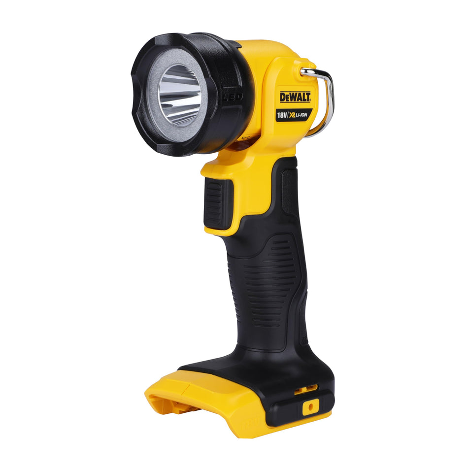 DEWALT Akku-LED-Lampe 18V, stoßfest, 110 Lumen, drehbarer Kopf, ohne Akku/Ladegerät