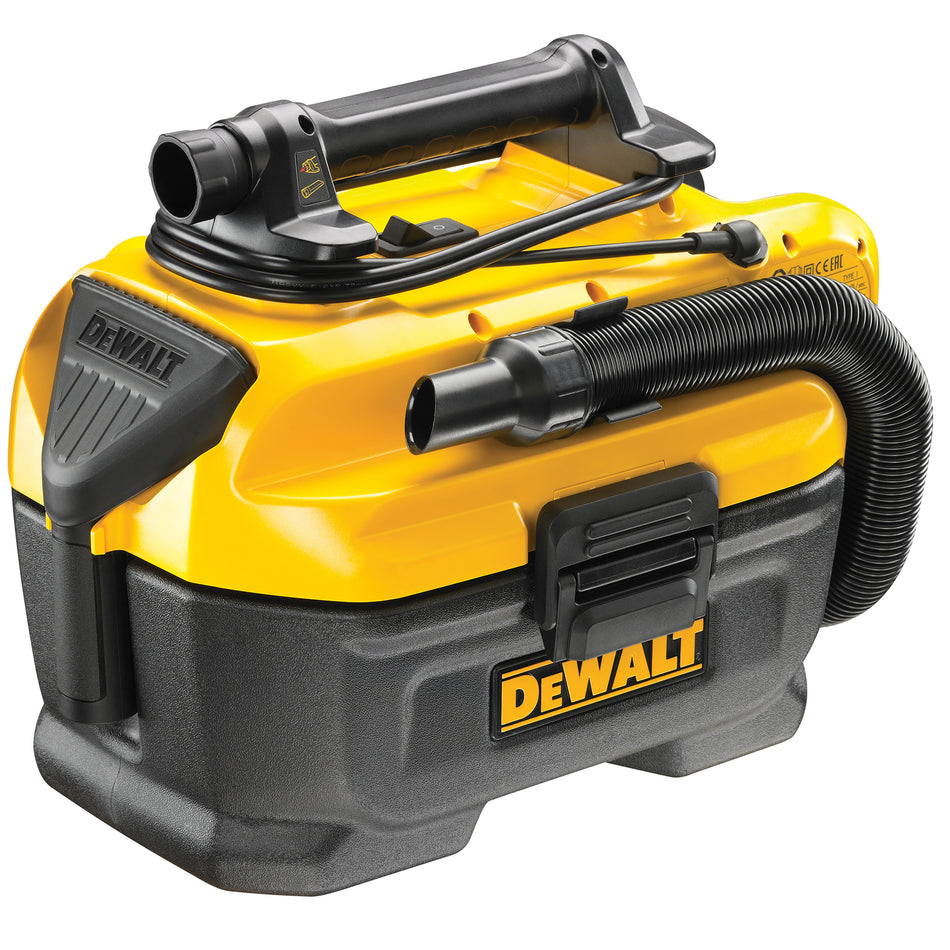 DEWALT Nass- und Trockensauger 18V/54V, L-Klasse, 7,5 L, inkl. HEPA-Filter und Zubehör