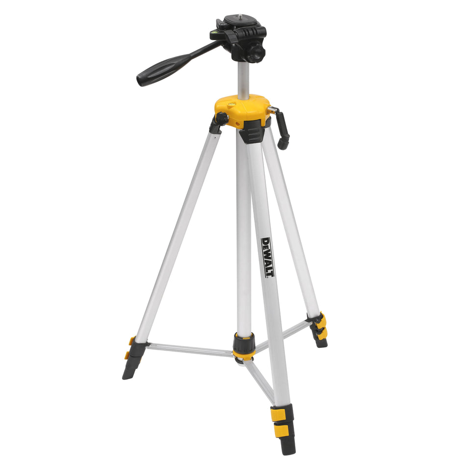 DEWALT Stativ Aluminium ¼, höhenverstellbar 600-1700 mm, 360° Rotation