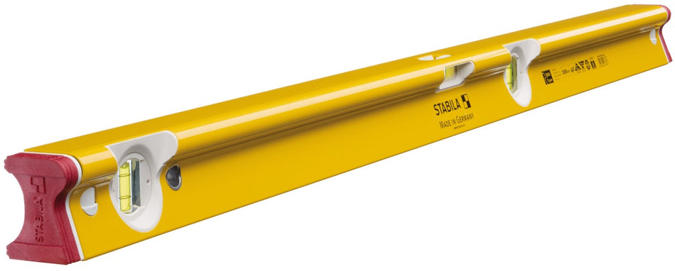 STABILA Wasserwaage Type R 300, 100 cm, 3 Libellen, stoßdämpfende Endkappen