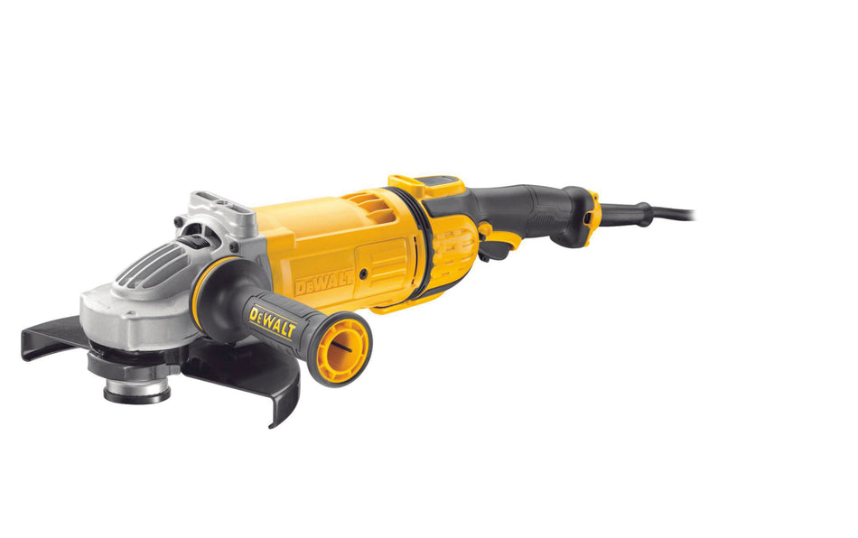 DEWALT Winkelschleifer 230mm 2600W, Sanftanlauf, vibrationsdämpfender Griff, Überlastschutz