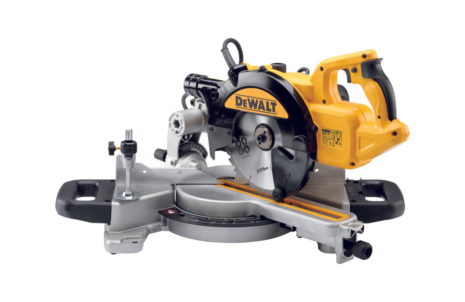 DEWALT Paneelsäge 216 mm, 1400 Watt, XPS-Schnittlinienanzeige, SKF Lager