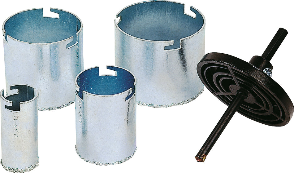 TRIUSO HM-Fliesenlochbohrer-Satz	6-tlg., 33/53/73/83 mm