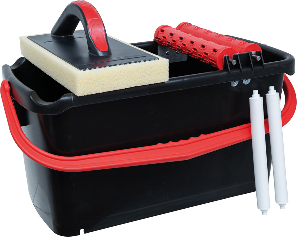 TRIUSO Speedy-Profi-Fliesenwaschboy, 23 Liter, mit Metallachse