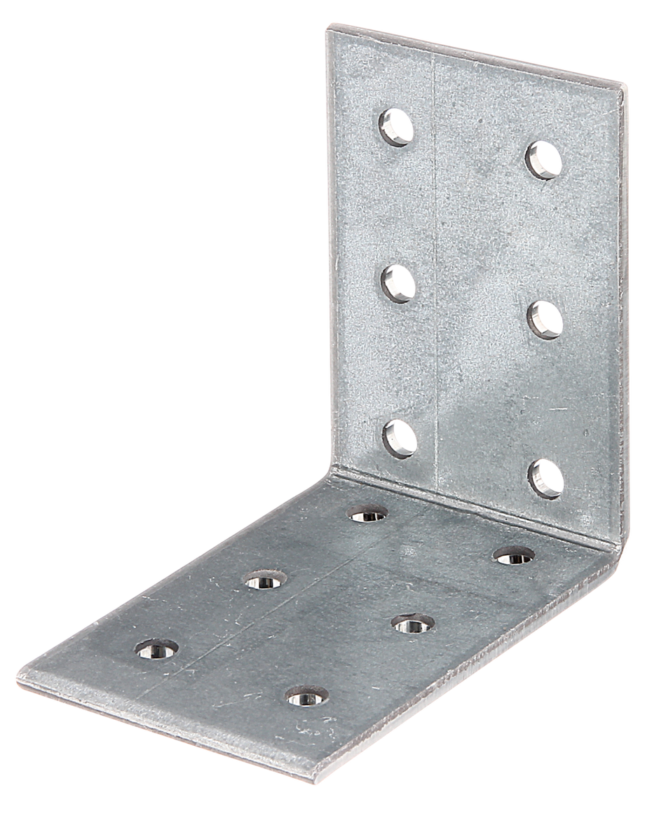 ALBERTS Lochplattenwinkel vz 60x60x40CF, Stahl, sendzimirverzinkt, 12 Löcher Ø5 mm