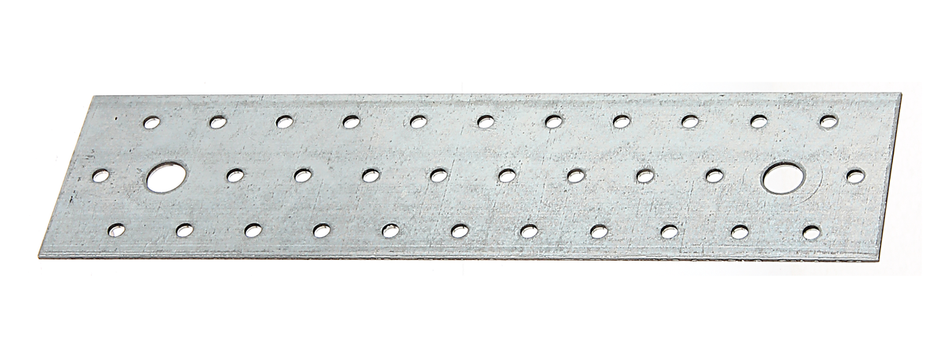 ALBERTS Lochplatte vz 240x60x2CF, Stahl sendzimirverzinkt, EN 14545, Ø11/Ø5 mm Löcher