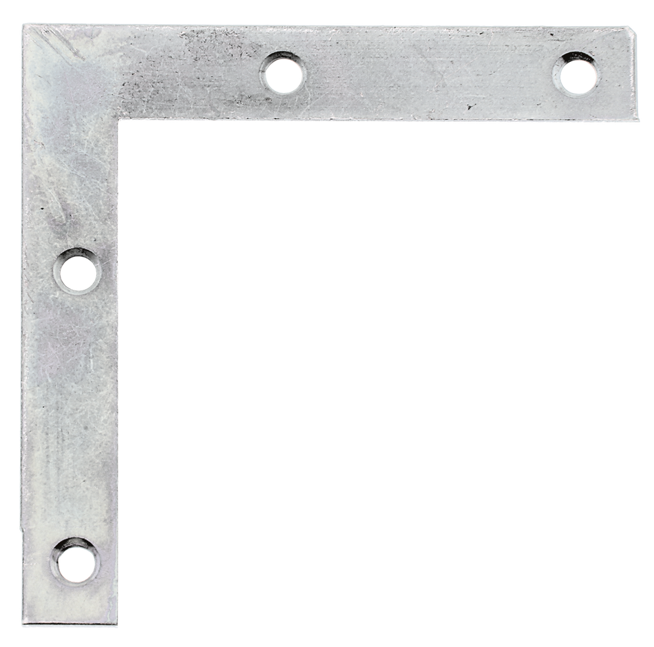 ALBERTS Möbelwinkel 75x75x12CF, Stahl roh, sendzimirverzinkt, 4 Löcher