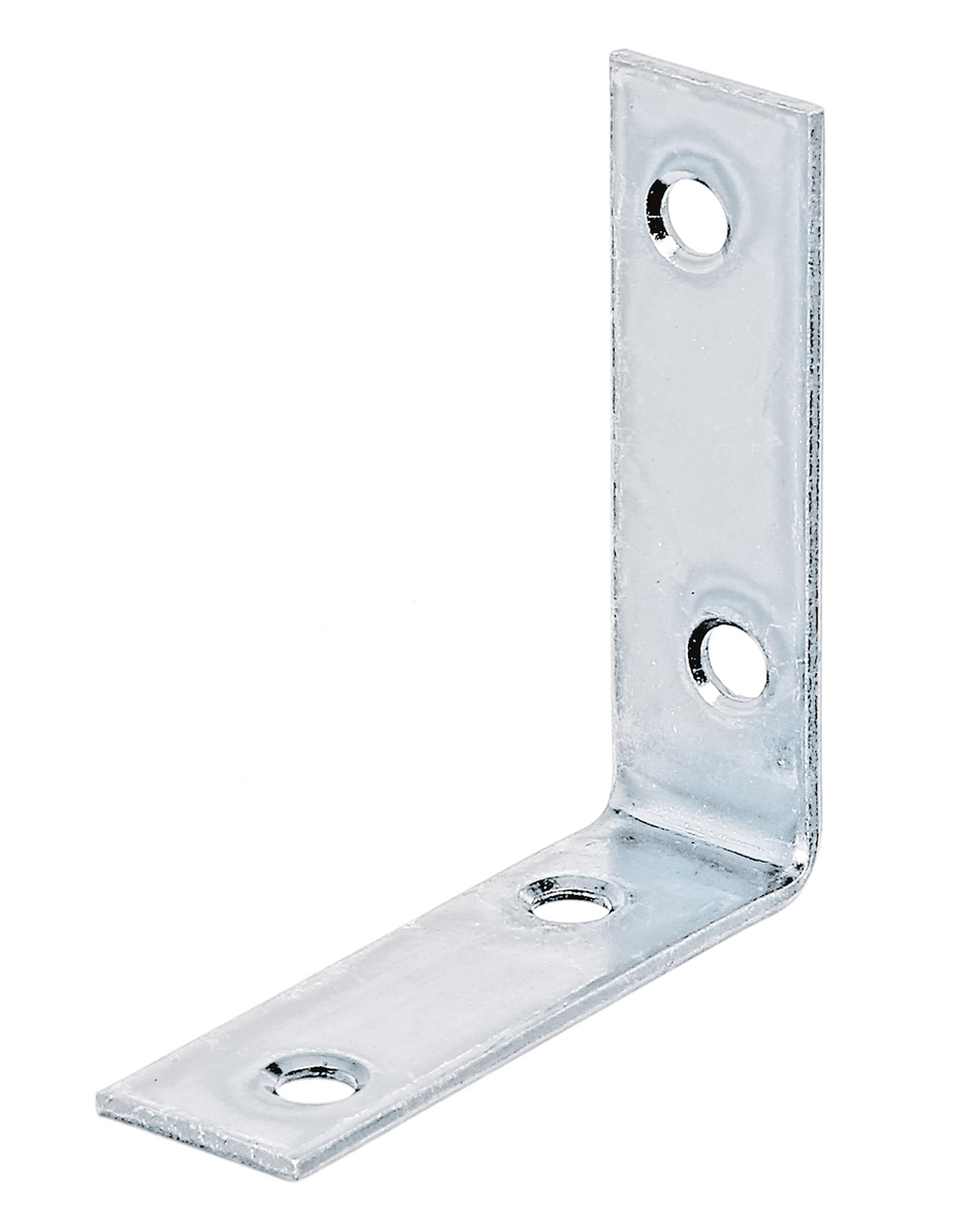 ALBERTS Stuhlwinkel szvz 50x50x15CF, Stahl, sendzimirverzinkt, 4 Löcher Ø4,5 mm
