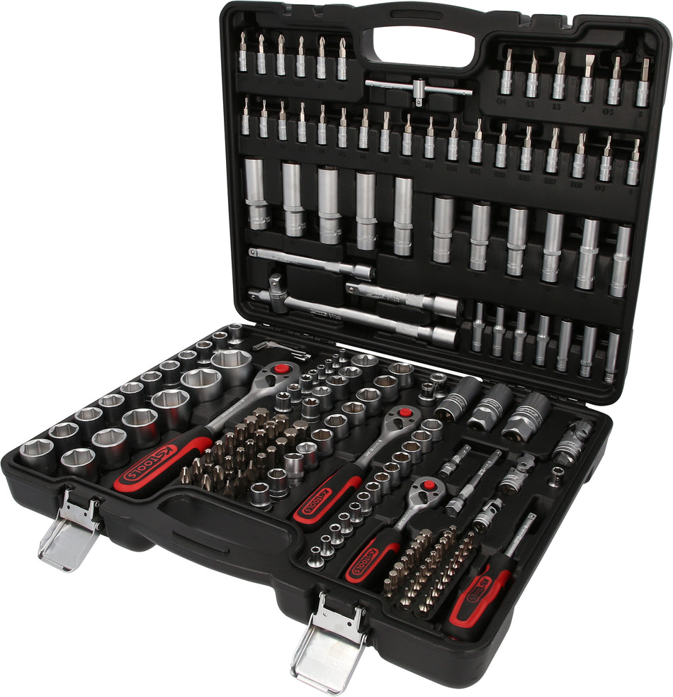 KS TOOLS 1/4"+3/8"+1/2" Steckschlüssel-Satz, 179-tlg