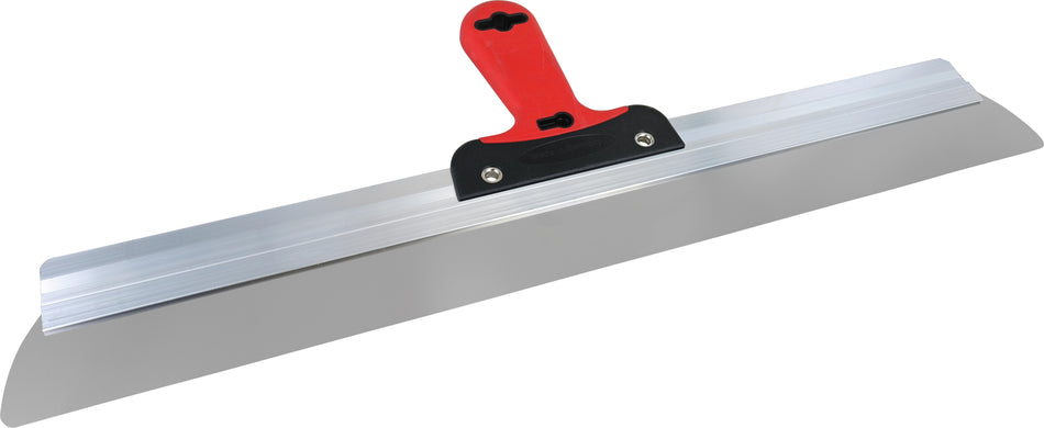 TRIUSO Fassadenspachtel 500mm, runde Ecken, Alu-Schiene, rostfrei