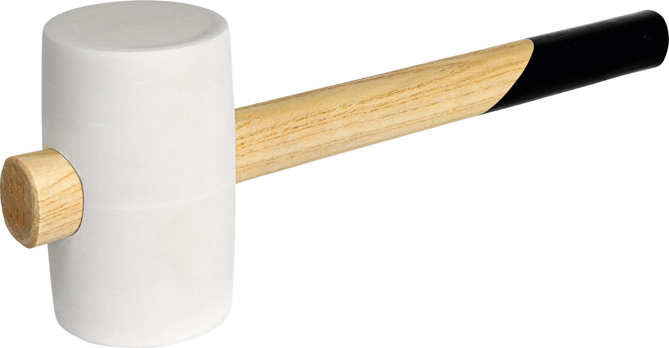 TRIUSO Gummihammer weiß 60 mm, Größe 2