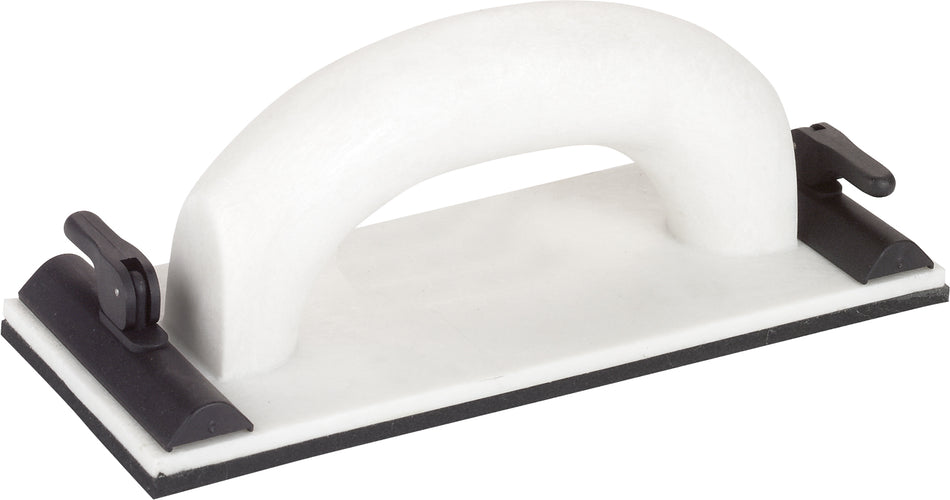 TRIUSO Handschleifer mit Klappverschluss, 9x24cm, Moosgummi-Belag