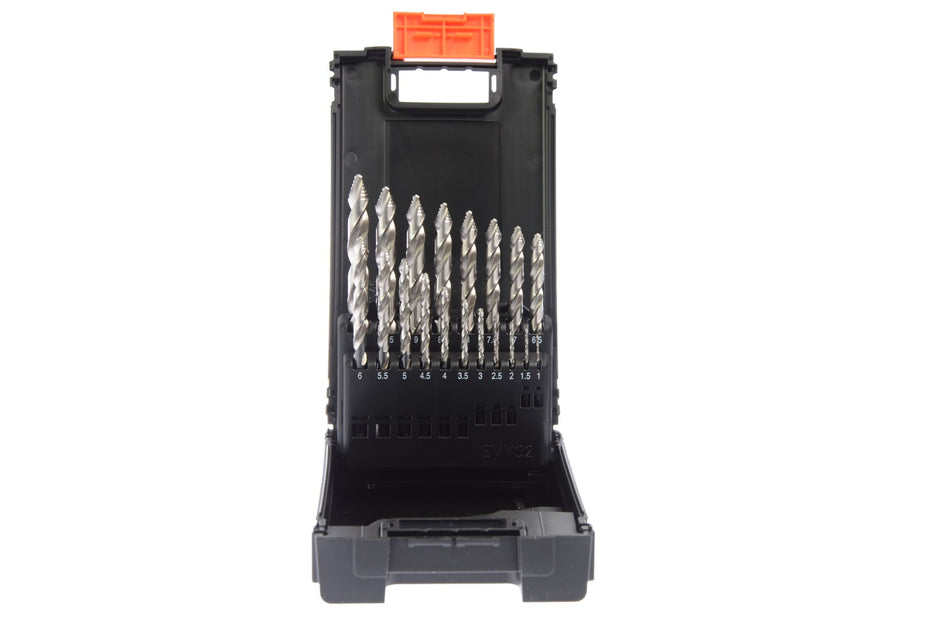 PROJAHN Spiralbohrer-Kassette DIN338 HSS-G PROSTEP, 19-tlg., Ø 1-10 mm, 3-Flächenschaft