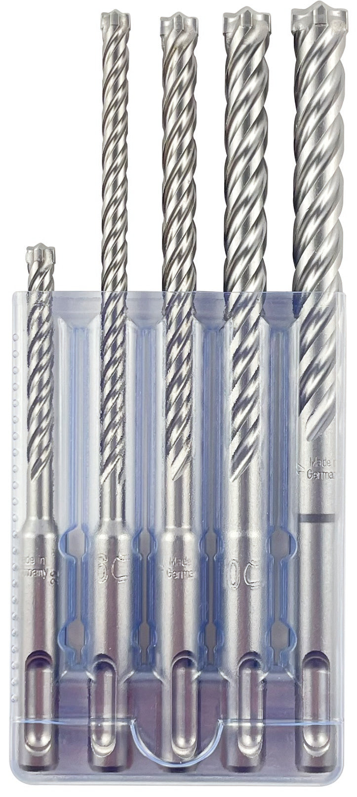 PROJAHN Hammerbohrer-Set ROCKET 7 SDS-plus 5-tlg, 6-12 mm, Kunststoffbox