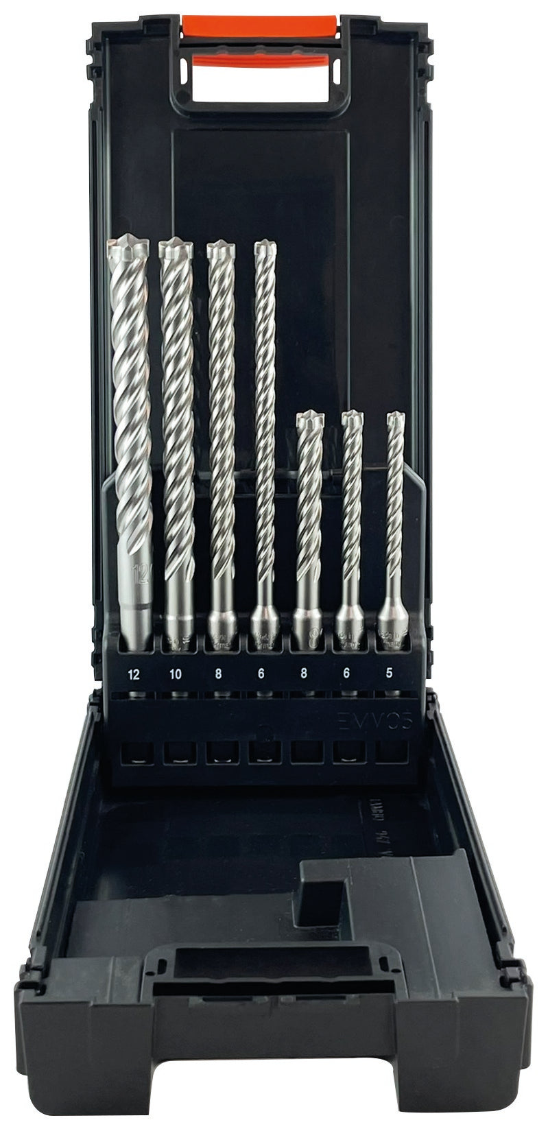 PROJAHN Hammerbohrer-Set ROCKET 7 SDS-plus, 7-tlg 5-12 mm, Kunststoffkassette