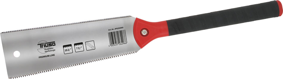 TRIUSO Japansäge beidseitig 250mm, feine u. grobe Zahnung