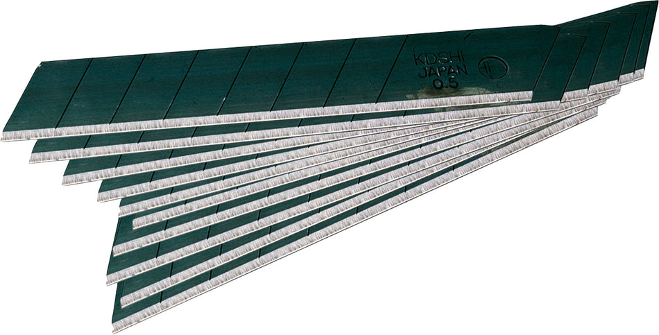 TRIUSO Abbrechklingen 18mm wärmebehandelt, Power Black, 10 Stück