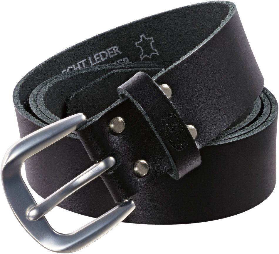 Leibwächter Ledergürtel schwarz