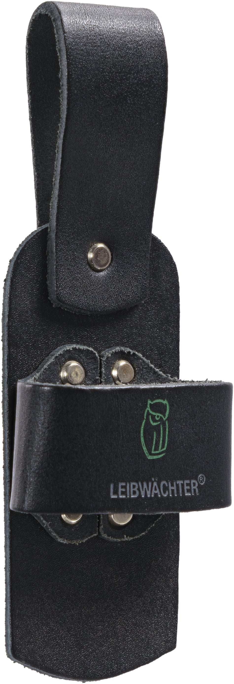Leibwächter Hammerhalter, Lederlasche, fest vernietet