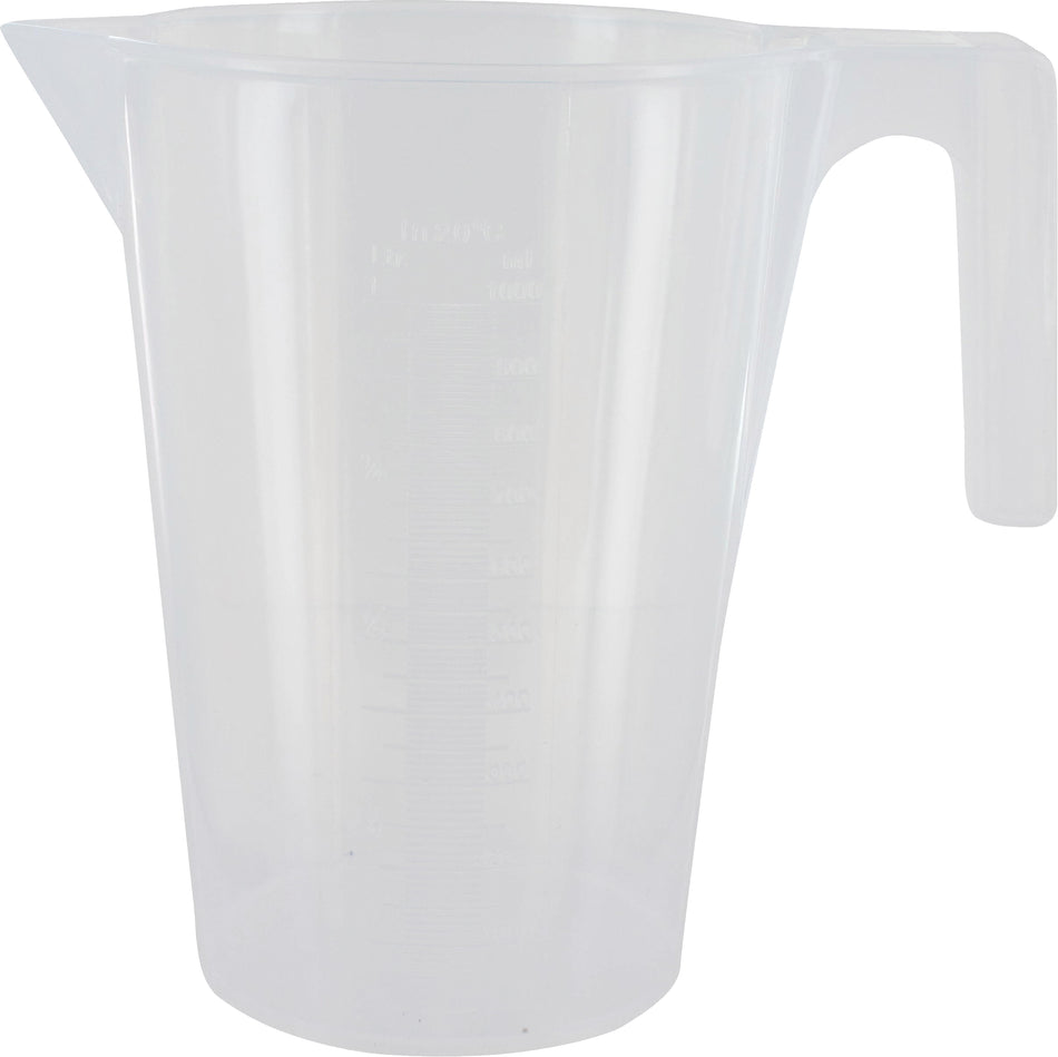 TRIUSO Messbecher, Kunststoff, 2 Liter, mit Maßskala