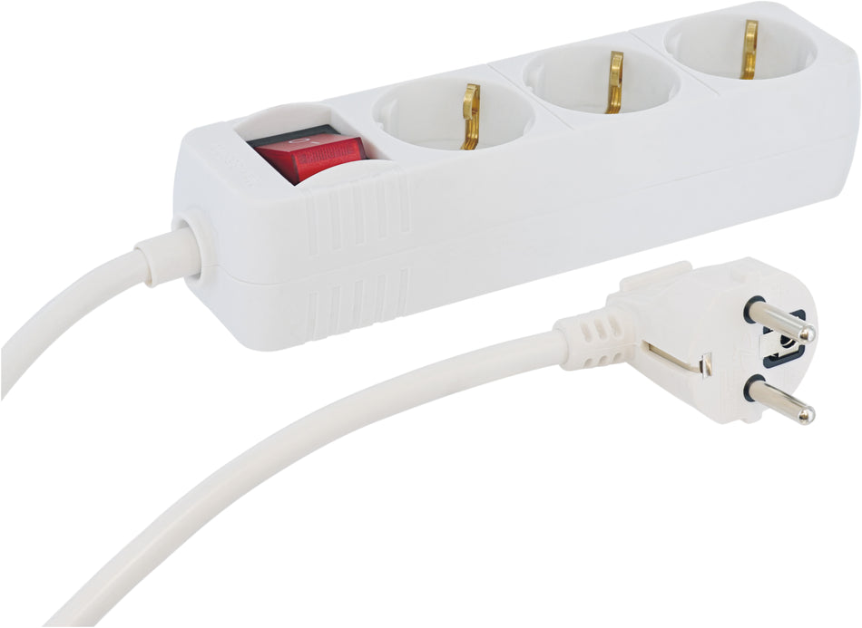 TRIUTEC Steckdosenleiste 3x Schuko