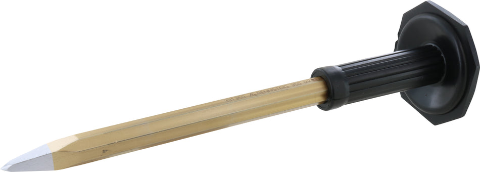 TRIUSO Spitzmeißel mit Handschutz 350 x 18 mm