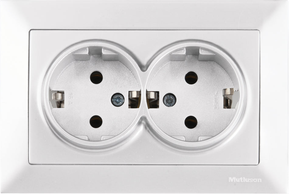 TRIUTEC NIZZA 2-fach Steckdose