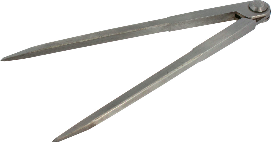 TRIUSO Spitzzirkel 200mm, geschmiedet, durchgestecktes Gewerbe