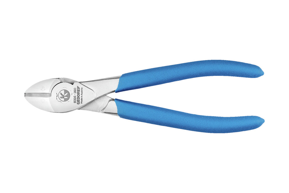 GEDORE Kraft-Seitenschneider 160 mm, DIN ISO 5749, ölgehärtet, mit 2-Komponenten-Griffhüllen